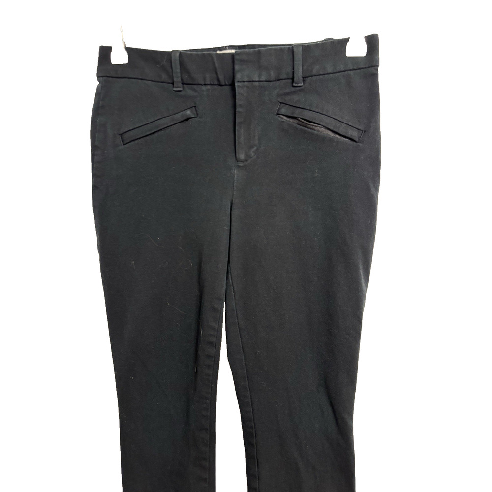 Gap Women's 4 Black Curvy‎ Signature Skinny Ankle Pants Casual Urban Streetwear